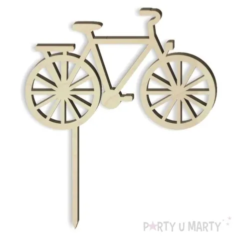 topper drewniany rower cross 11x12 5 cm