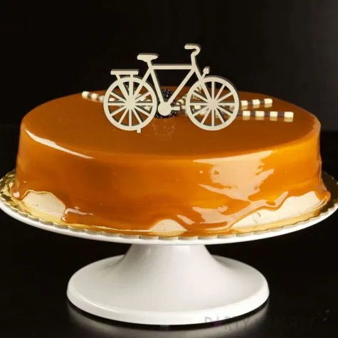 topper drewniany rower cross 11x12 5 cm