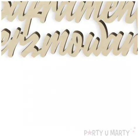 topper drewniany sakrament bierzmowania golebica 17 x 15 cm