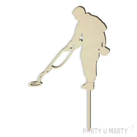 topper drewniany saper 11 5x17 5 cm