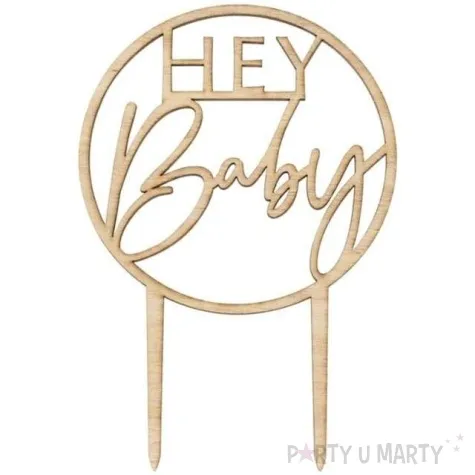 topper hey baby godan 12x20 cm