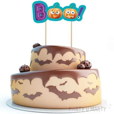 topper papierowy halloween boo godan 18 cm