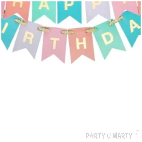 topper papierowy happy birthday urodziny b c godan 27 cm