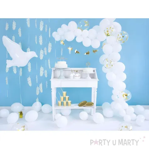 topper papierowy na tort ihs golebica dekoracja na pierwsza komunie swieta zloty 22 cm