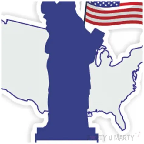 topper papierowy usa statua wolnosci 20 cm
