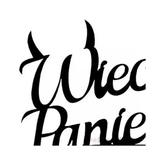 topper papierowy wieczor panienski rogi czarny partycollection 15 x 26 cm