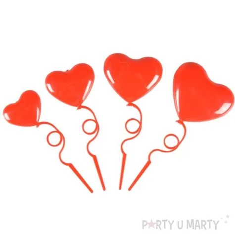 topper serduszka zakrecone arpex 13cm 4 szt