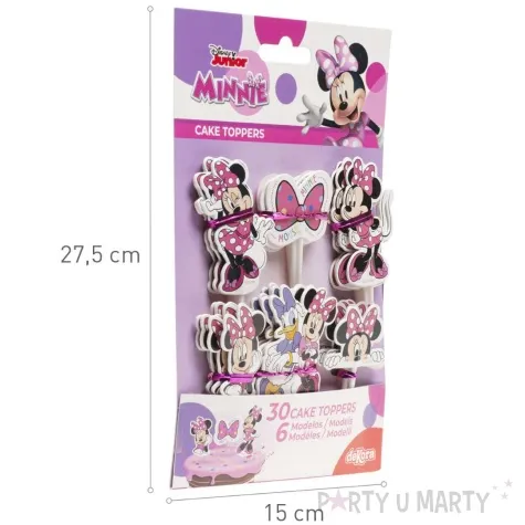 toppery papierowe myszka minnie dekora 30 szt