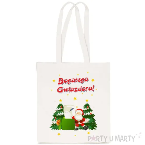 torba eko bogatego gwiazdora bialy 40x35 cm