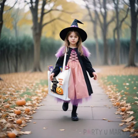 torba eko halloween cukierek albo psikus z kotem bialy 40x35 cm