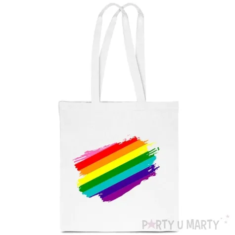 torba eko tecza bialy 40x35 cm