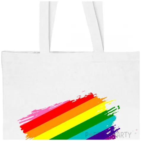 torba eko tecza bialy 40x35 cm