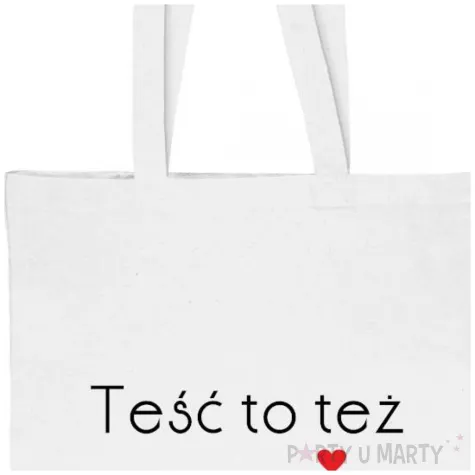 torba eko tesc to tez tatus bialy 40x35 cm