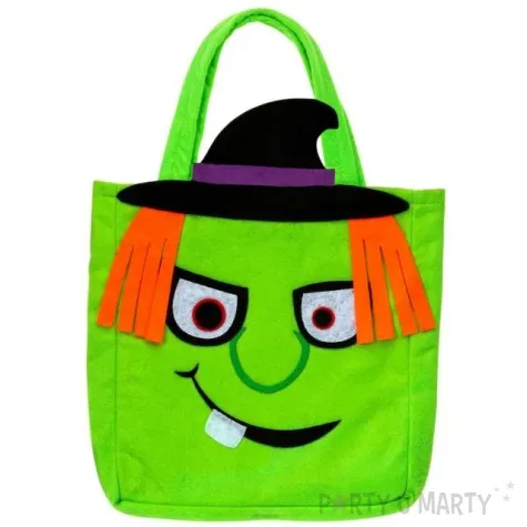 torba lakocie halloween zielona widmann