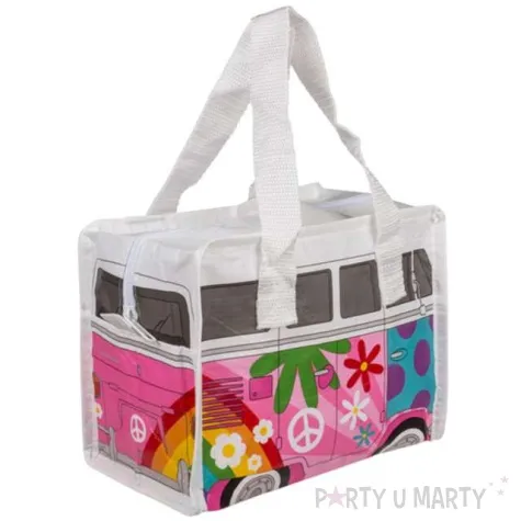 torba na lunch vwt1 bus summer love bialo rozowa ootb 21x16 cm