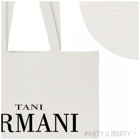 torba premium tani armany ecru 40x34 cm