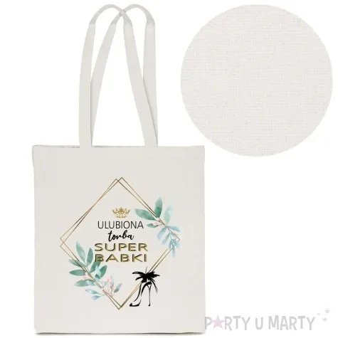 torba premium ulubiona super babki ecru 40x34 cm