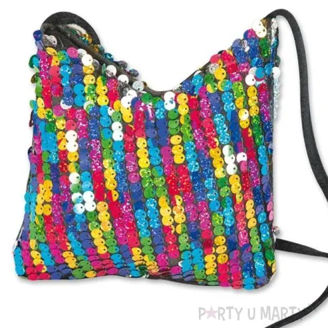 torba teczowe cekiny fries 20 x 20 cm