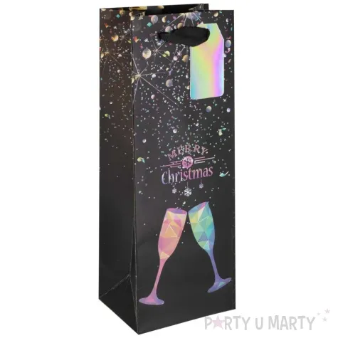 torebka na butelke lodowe figury kieliszki partypal 34x12 5 cm