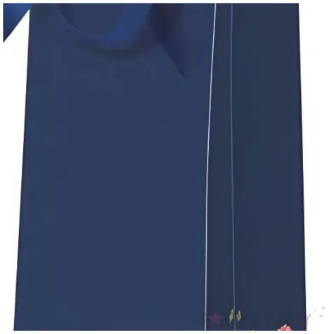 torebka na butelke roze granatowy paw 37 x 12 cm