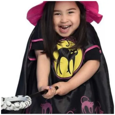 torebka na cukierki czaszka reka kosciotrupa czarny boland 26 cm