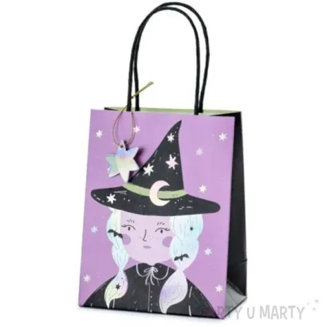 torebka na prezenty czarownica hocus pocus partydeco 8x14x18 cm