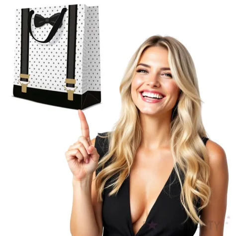 torebka prezentowa elegant paw 20x25 cm