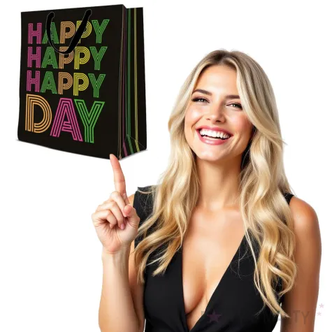 torebka prezentowa happy day paw 30x41 cm