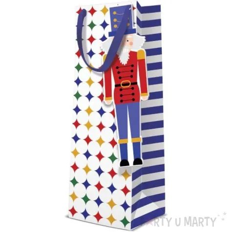 torebka prezentowa iskierki zolnierz paw 12 x 37 x 10 cm