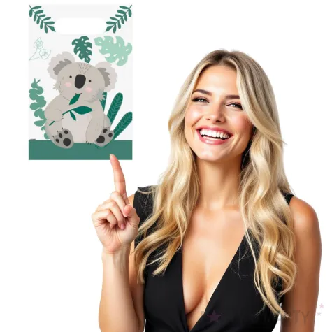 torebka prezentowa koala amscan 8 szt