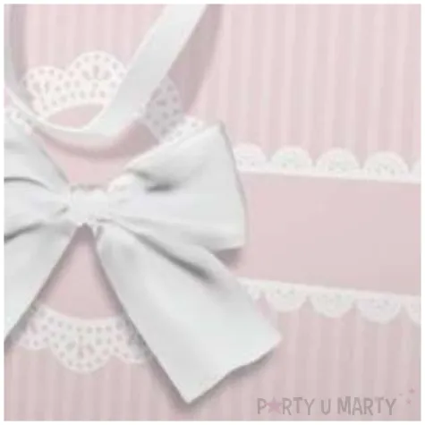 torebka prezentowa kokarda z rozem paw 33x26 cm