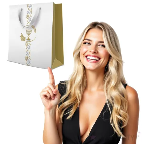 torebka prezentowa komunia swieta eucharystia paw 27x34cm