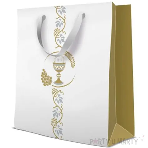 torebka prezentowa komunia swieta eucharystia paw 27x34cm