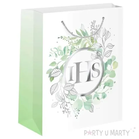 torebka prezentowa komunia swieta ihs partypal 32x26x12 cm