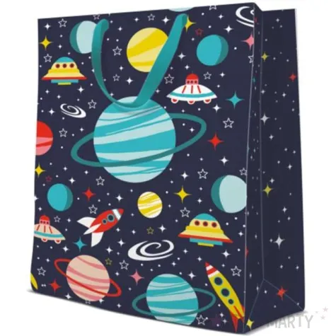 torebka prezentowa kosmos paw 30x41x12 cm