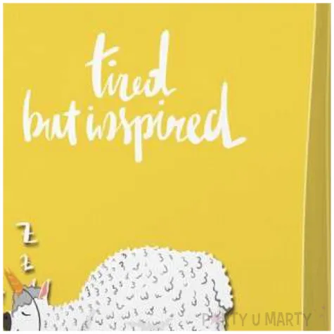 torebka prezentowa lama zolta paw 27x34x13 cm