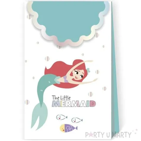 torebka prezentowa mala syrenka procos 21x12 cm 6 szt