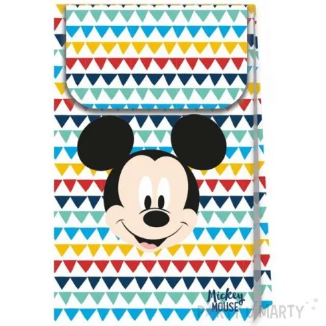 torebka prezentowa mickey awesome mouse procos 21x12 cm 6 szt