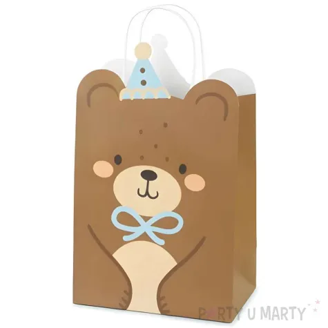 torebka prezentowa mis bezowy partydeco 18 x 29 x 10 5 cm