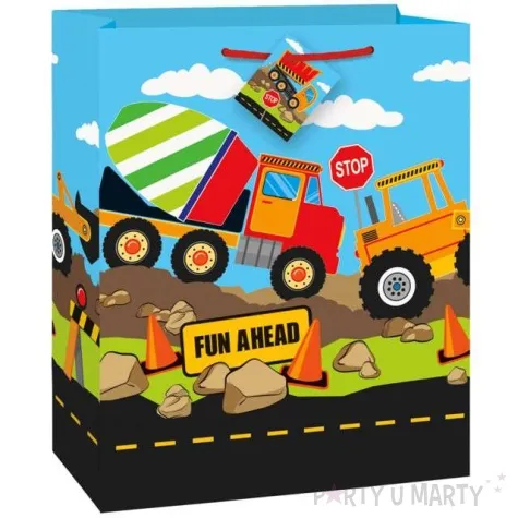 torebka prezentowa plac budowy unique 32x27 cm