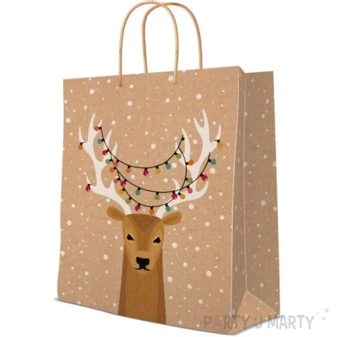 torebka prezentowa renifer paw 26 5 x 33 5 x 13 cm