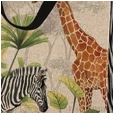 torebka prezentowa safari paw 20x25 cm