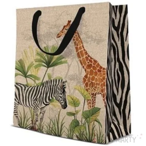 torebka prezentowa safari paw 20x25 cm