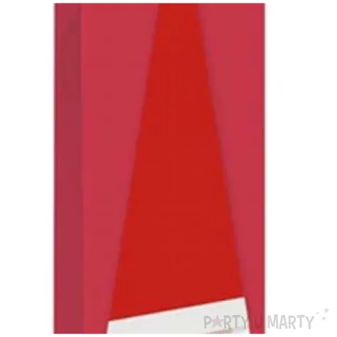 torebka prezentowa swiety mikolaj czerwona partypal 34x12x10 cm