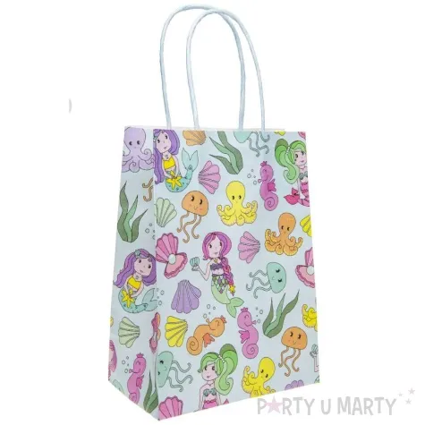 torebka prezentowa syrenkowy mix lg imports 16 x 22 cm