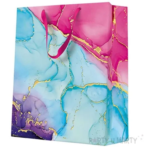 torebka prezentowa watercolor paw 26 5 x 33 x 13 5 cm