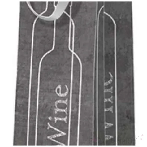 torebka prezentowa wino paw 12x37 cm