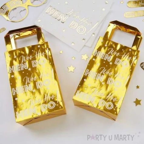 torebka prezentowa woo hoo hen do panienski neviti 20x12 cm 5 szt