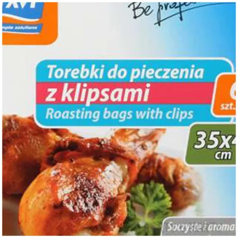 torebki do pieczenia classic z klipsem ravi 35x40cm 6szt