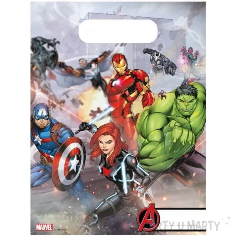 torebki foliowe avengers procos 23x17 cm 6 szt